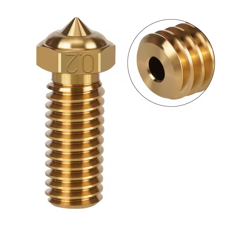 Brass Hardened Steel Nozzle For QIDI TECH X PLUS 3/ X MAX 3/X SMART 3 Parts ACUS