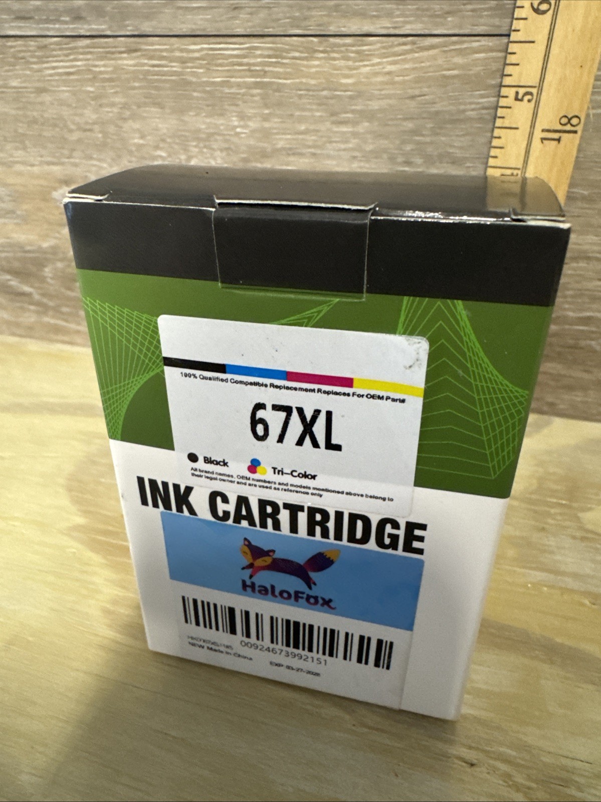 New Unopened 67XL Ink Cartridges Black And Tri-Color By HaloFox