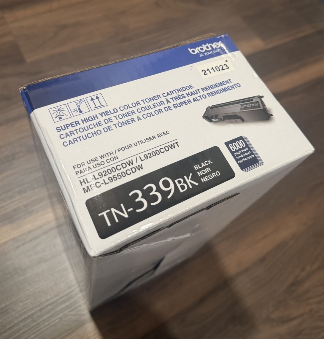 Genuine Brother TN-339BK Black Super High Yield Toner Cartridge