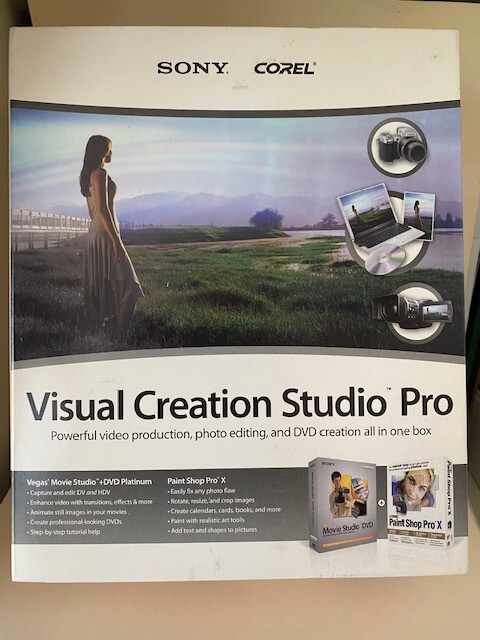 Corel Sony Visual Creation Studio Pro_Retail Box