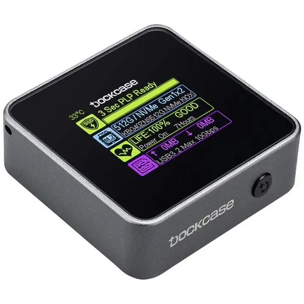 DSWC1M-3G Pocket Smart Dockcase SSD Enclosure M.2 USB-C® (USB 3.2 Gen 2) 10