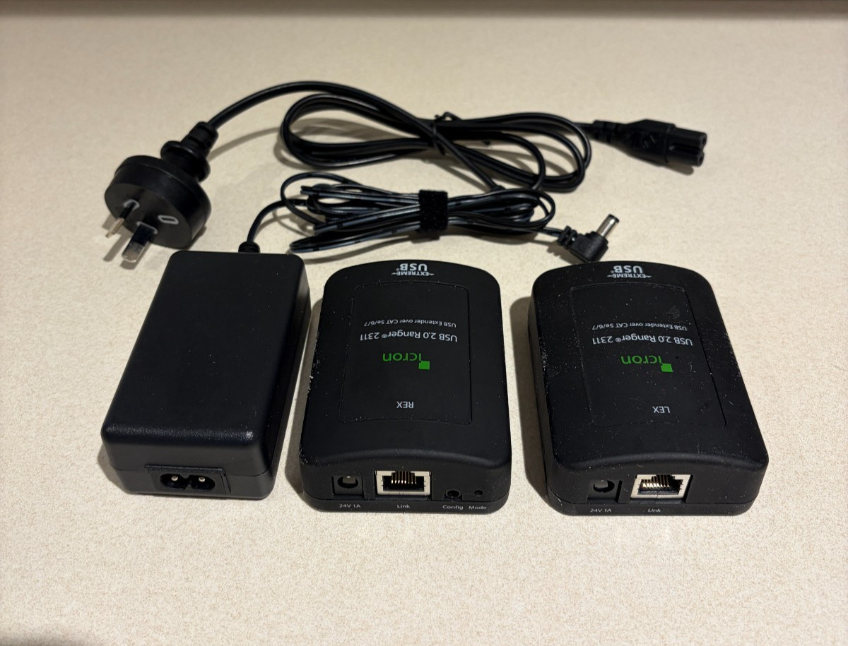 Icron USB 2.0 Ranger 2311 Extender 100m CAT5e/6/7 LEX REX - Fast Shipping