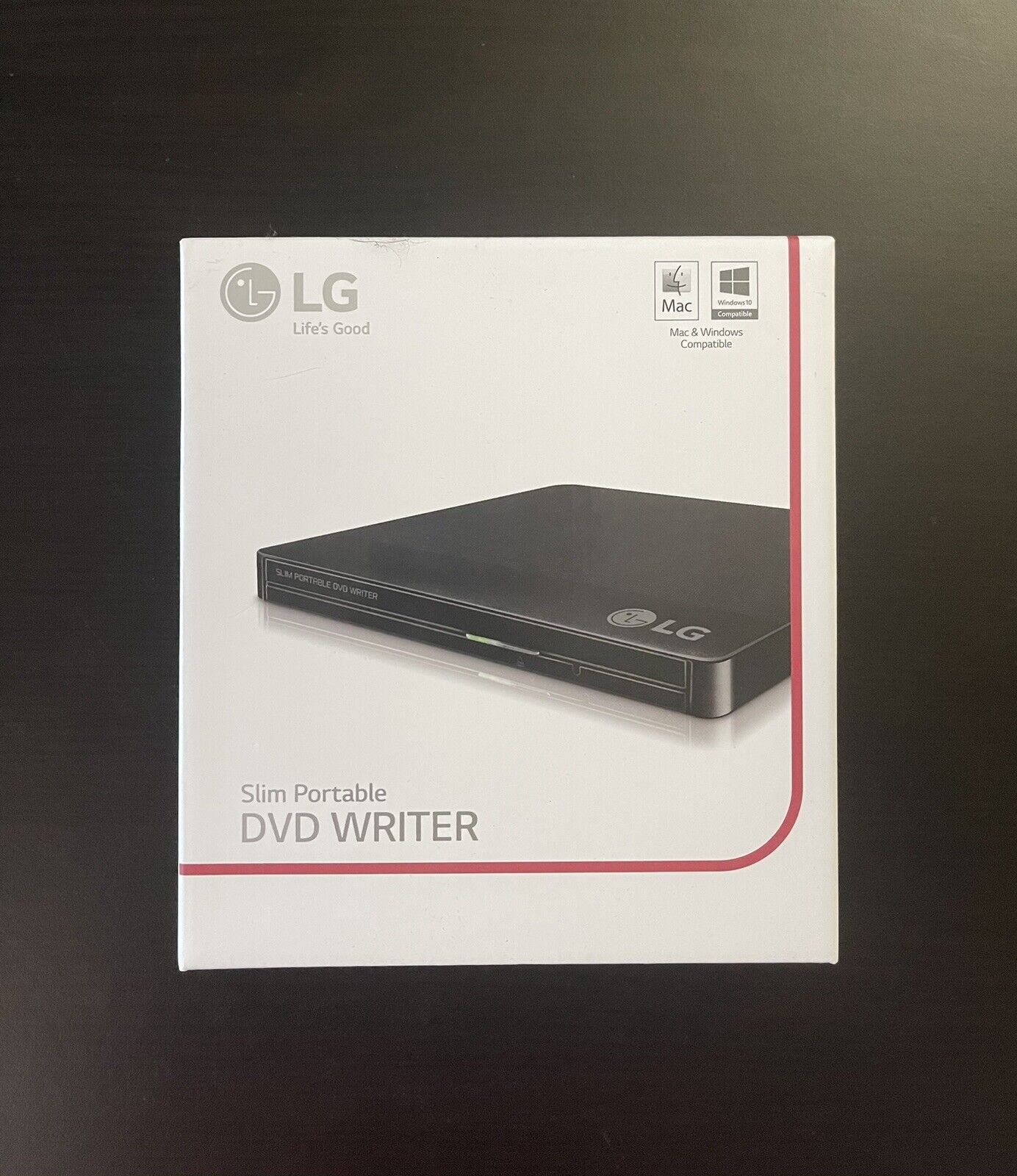 LG Super-Multi Portable DVD Rewriter with M-DISC Support (Black) GP50NB40