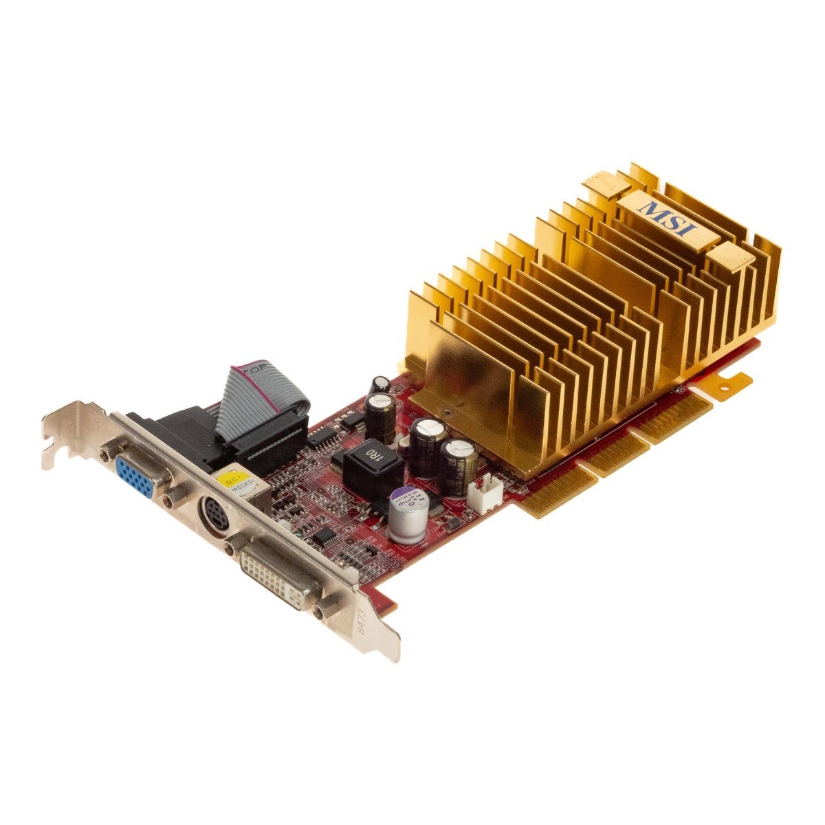 GRAPHICS CARD MSI NVIDIA GEFORCE 6200 512MB NX6200AX-TD512H AGP