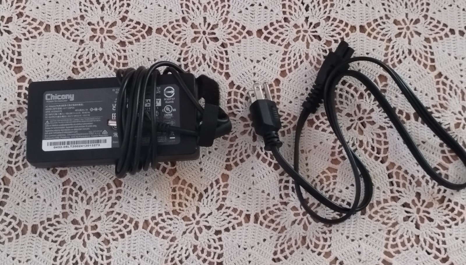 Original Chicony AC Adapter A17-120P2A Power Supply 20V 6A Charger 5.5mm