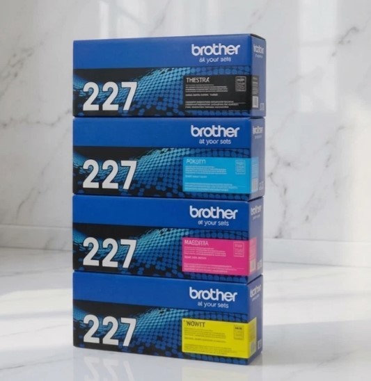 Genuine Brother TN227 Toner Set 4-Pack for MFC-L3770CDW HL-L3270CDW