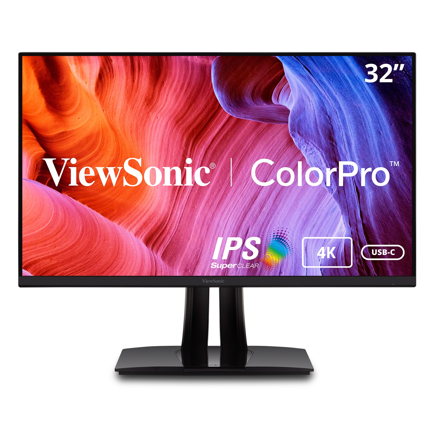 ViewSonic 4K Graphic Design Monitor VP3256-4K 32"  UHD with USB-C (CR)