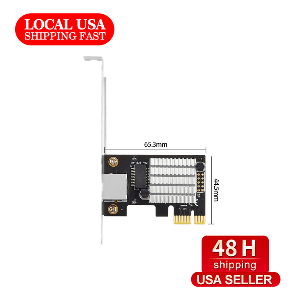 NEW Gigabit Express Chips Network Lan 2.5g PCIe Etherent PCI adapter RJ45 Card