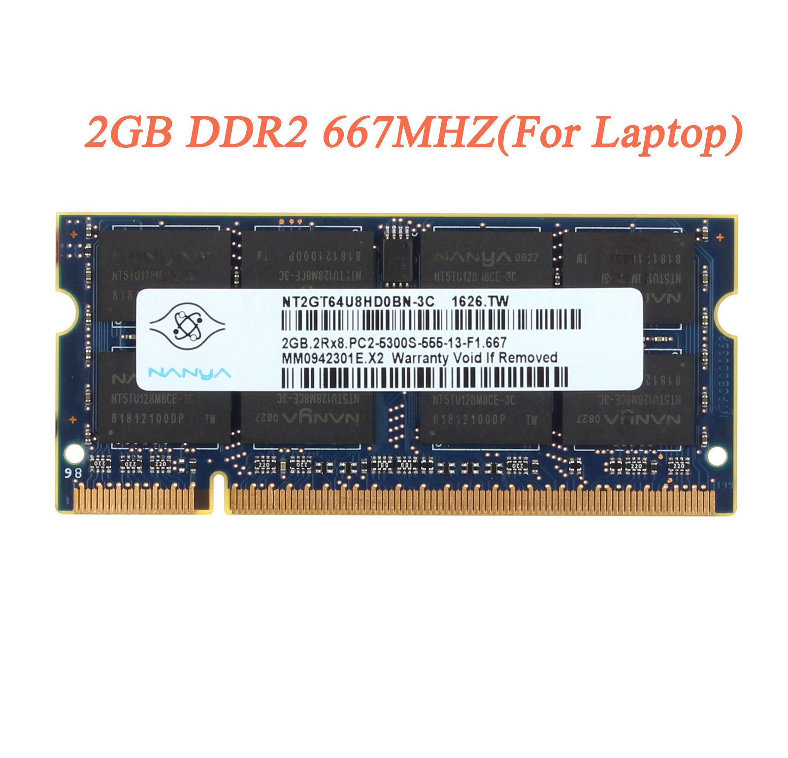 Lot Nanya 4G 2G 1G PC2/3 5300 6400 DDR2 667 800 DDR3 1333MHz Laptop Memory RAM @
