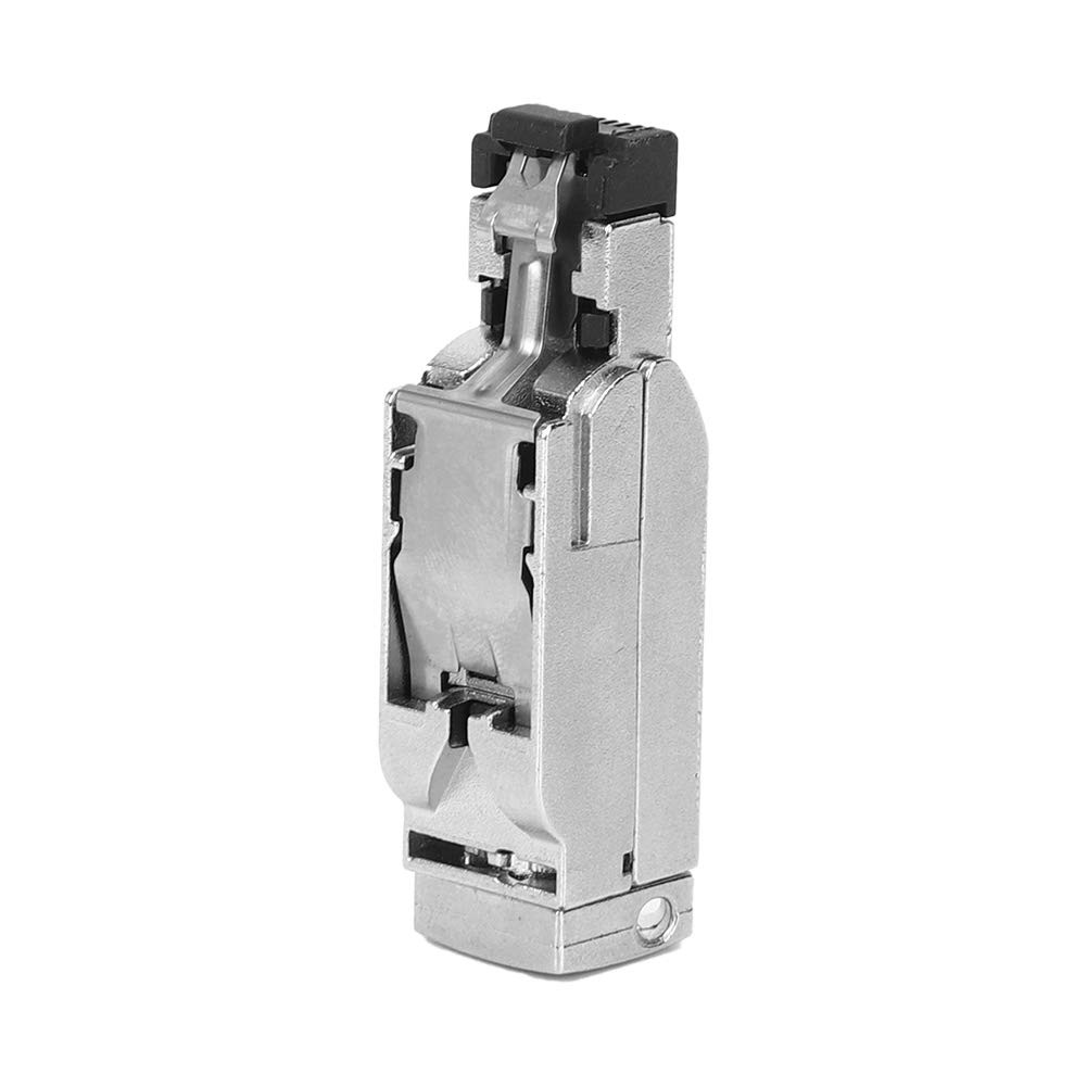 Industrial RJ45 Ethernet Plug, Heavy Duty Alloy PROFINET Network Connector wi...