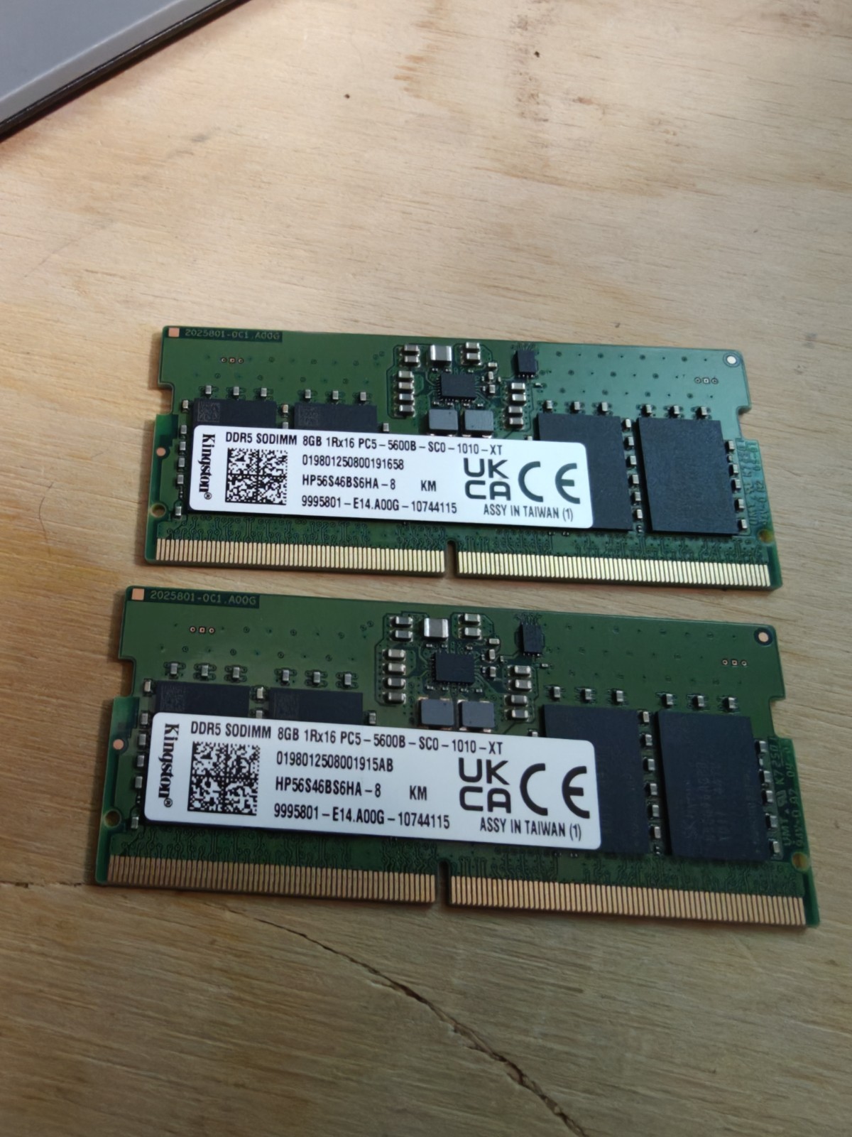 Kingston 16GB DDR5 5600MHz Memory Sodimm Laptop Ram
