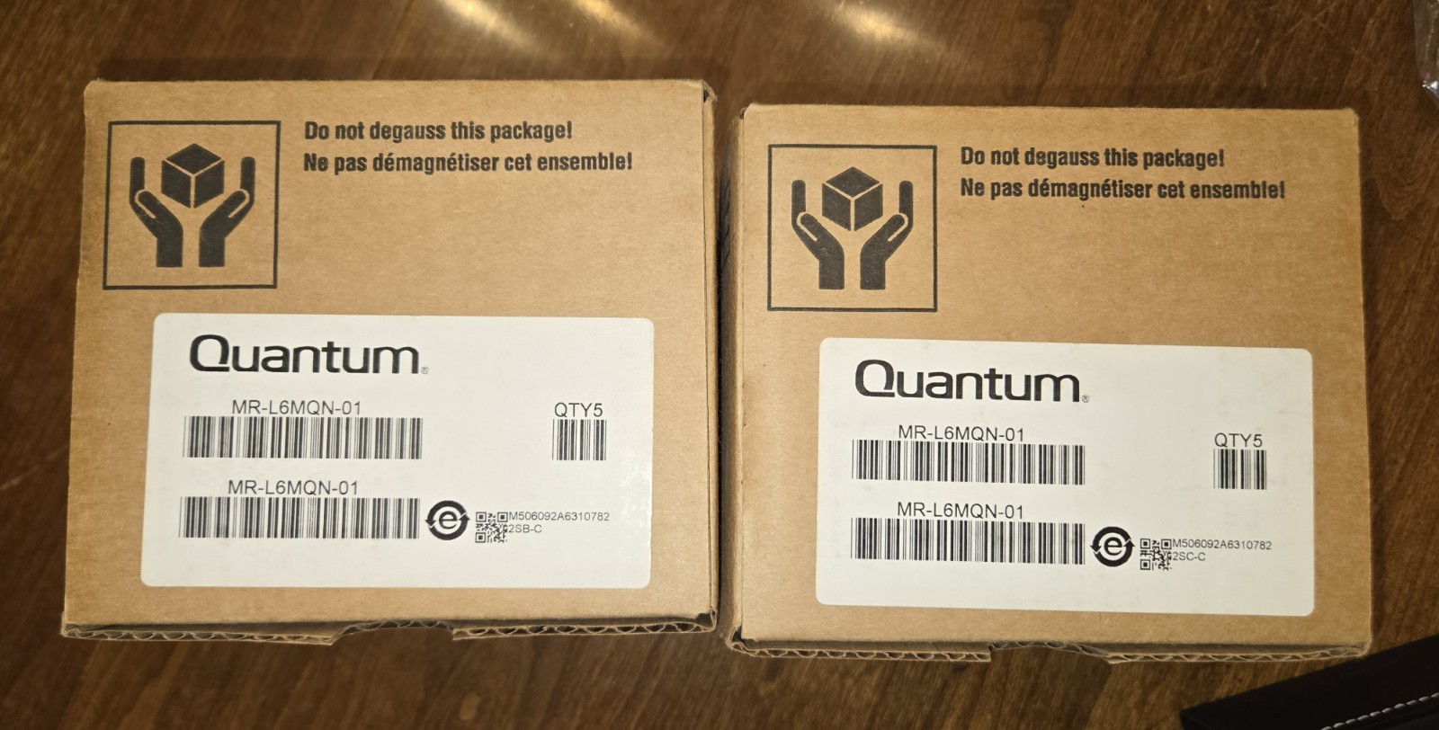 Quantum LTO Ultrium 6 Data Cartridges Tape 10-Pack (2 Boxes of 5) MR-L6MQN-01 -