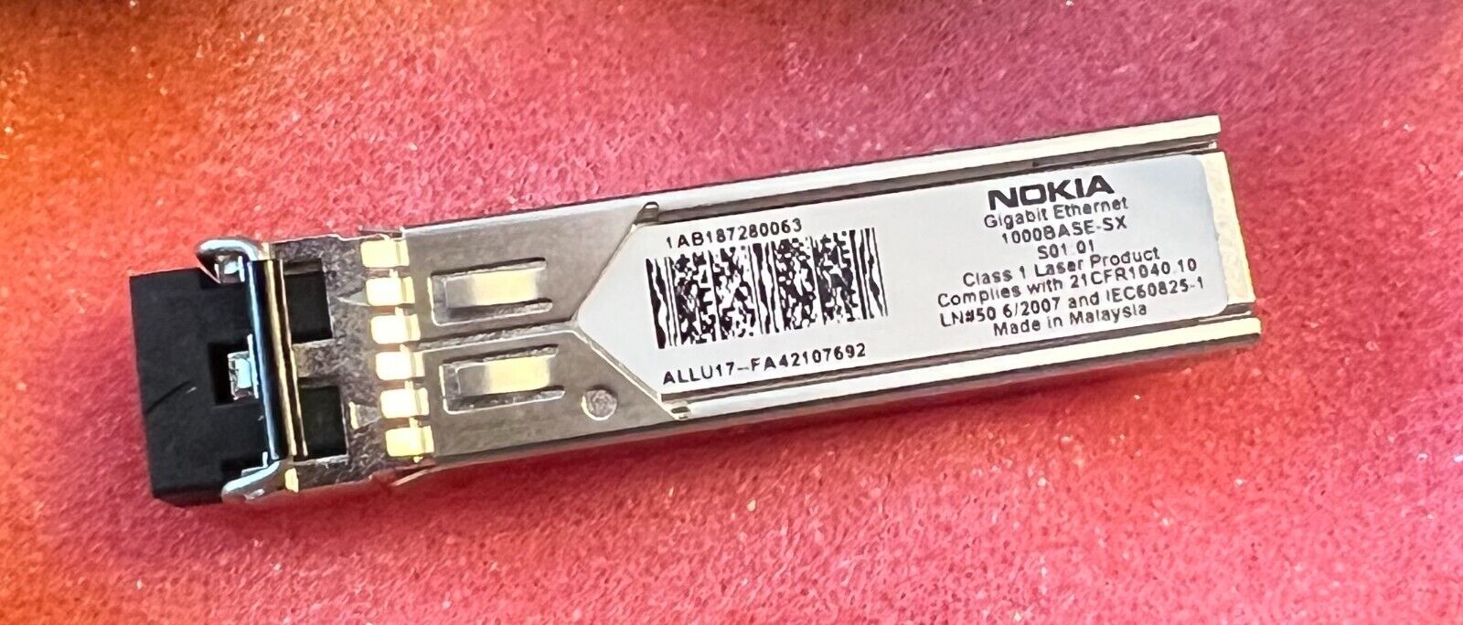 Lot of 10, Brand New Genuine Nokia 1AB187280063  Gigabit Ethernet Transceivers