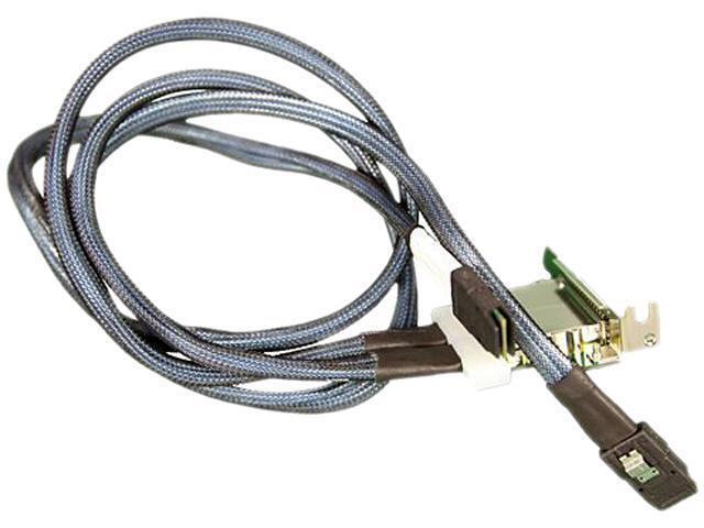 CBL-0352L-LP Supermicro 85cm 2-Port External IPASS to Internal IPASS SAS Cable 