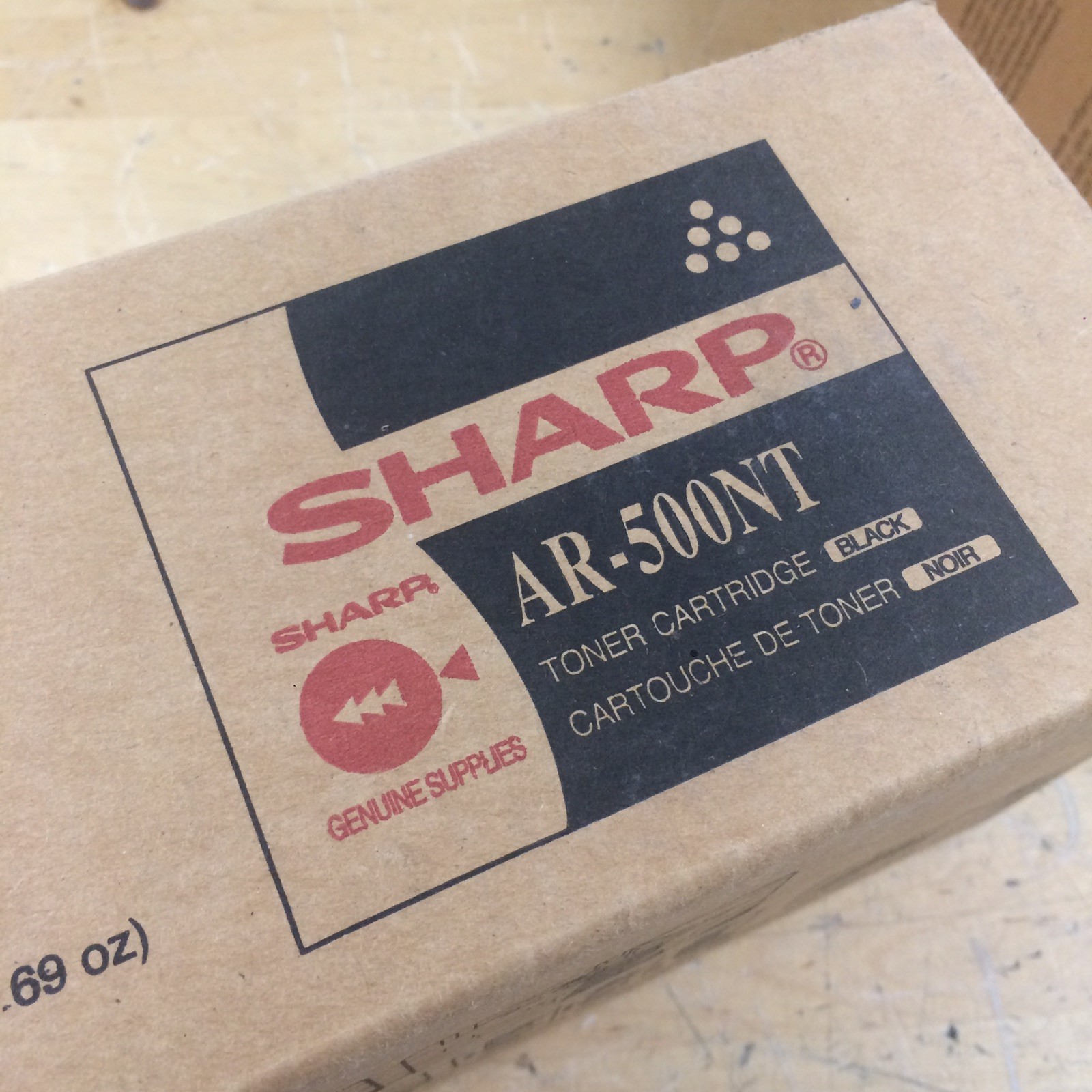 AR-500NT SHARP Genuine Black Toner Cartridge OEM 