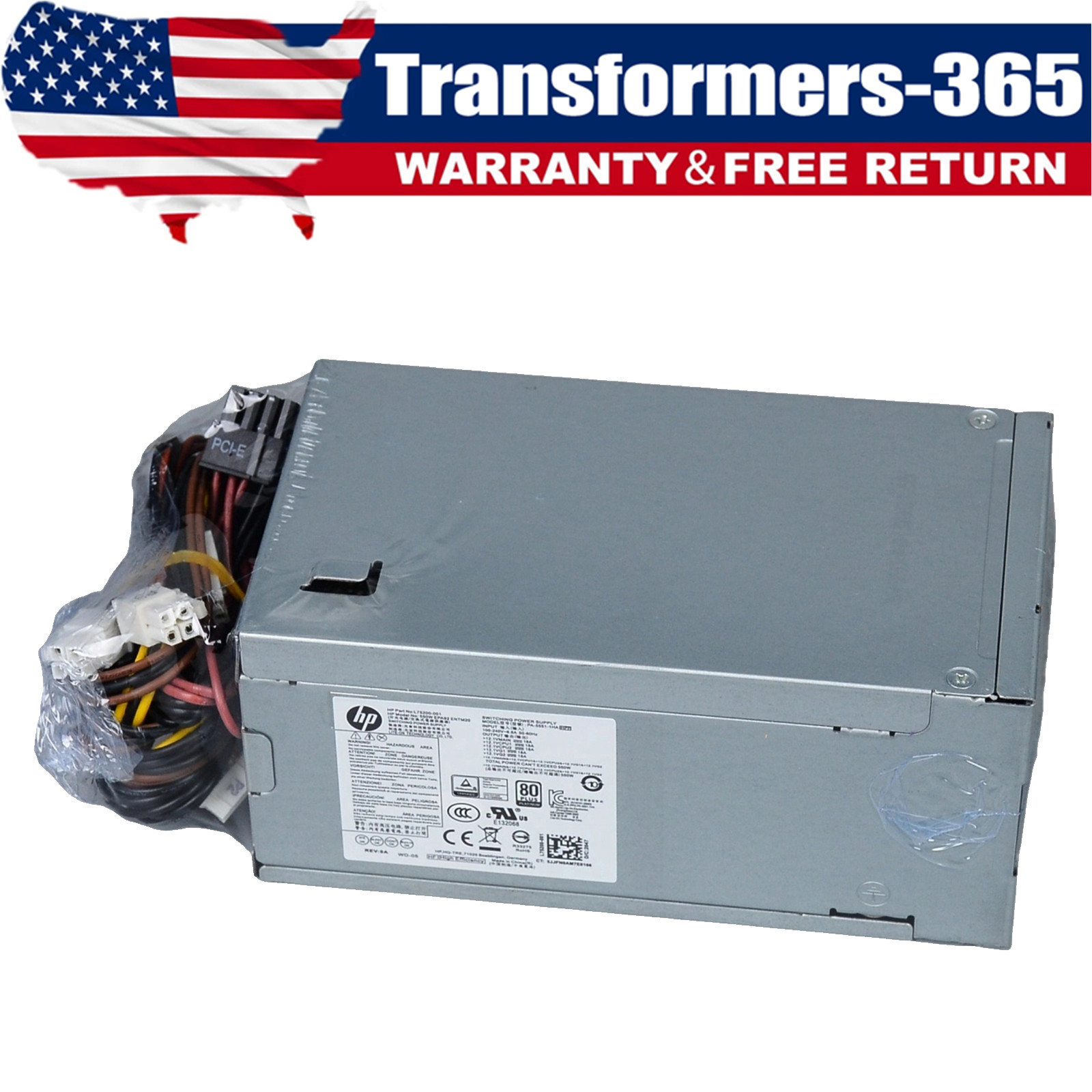 NEW PA-5551-1HB 550W PSU for HP Z2 800 880 G4 G5 G6 Tower Power Supply Unit