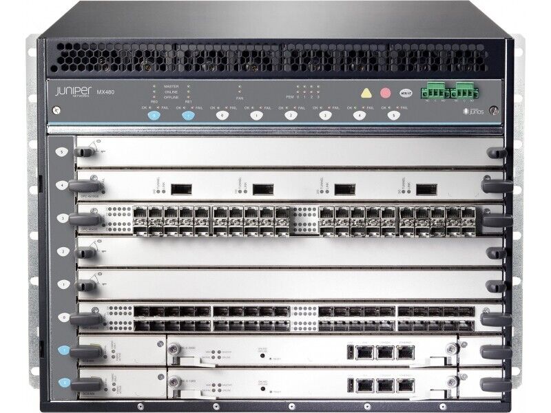 Juniper MX480BASE-DC Ethernet Service Router Chassis (WE BUY JUNIPER)