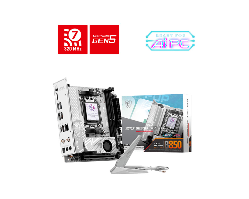 MSI MPG B850I EDGE TI WIFI MINI Motherboard DDR5 Ryzen™ 9000/ 8000/ 7000