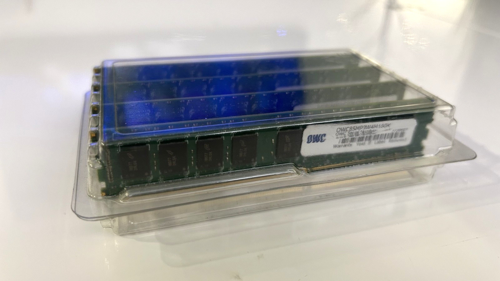 OWC 16GB RAM  TOTAL 4 Modules For Mac Pro OWC85MP3W4M16GK Serial Number77586699