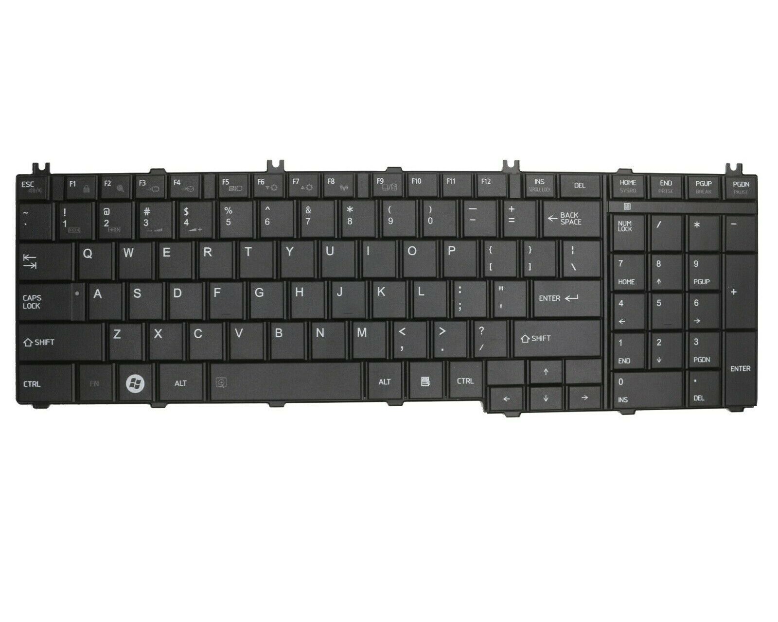 US Black Keyboard for Toshiba PN: AEBL6U00010-US
