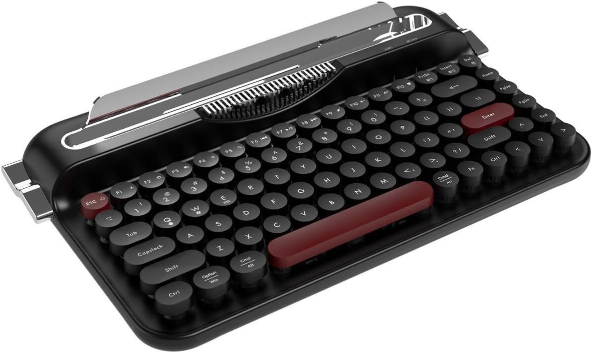 AJAZZ x ATTACK SHARK  AF84 Wireless Membrane Silent Typewriter Dual-Mode