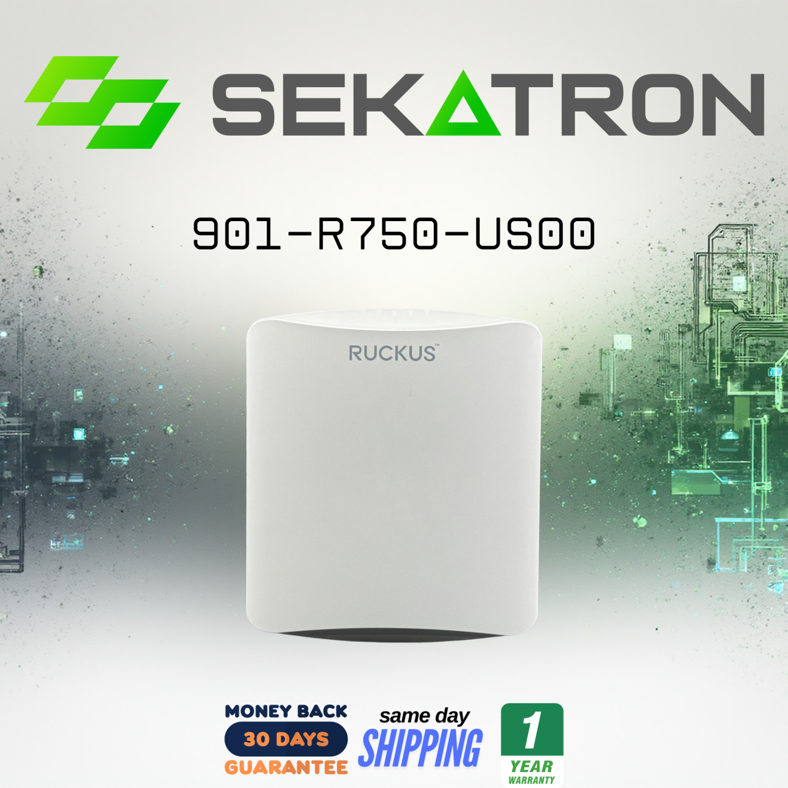 📶 Ruckus R750 901-R750-US00 • Wi-Fi 6 Access Point • Unclaimed Tested ⚡FastShip