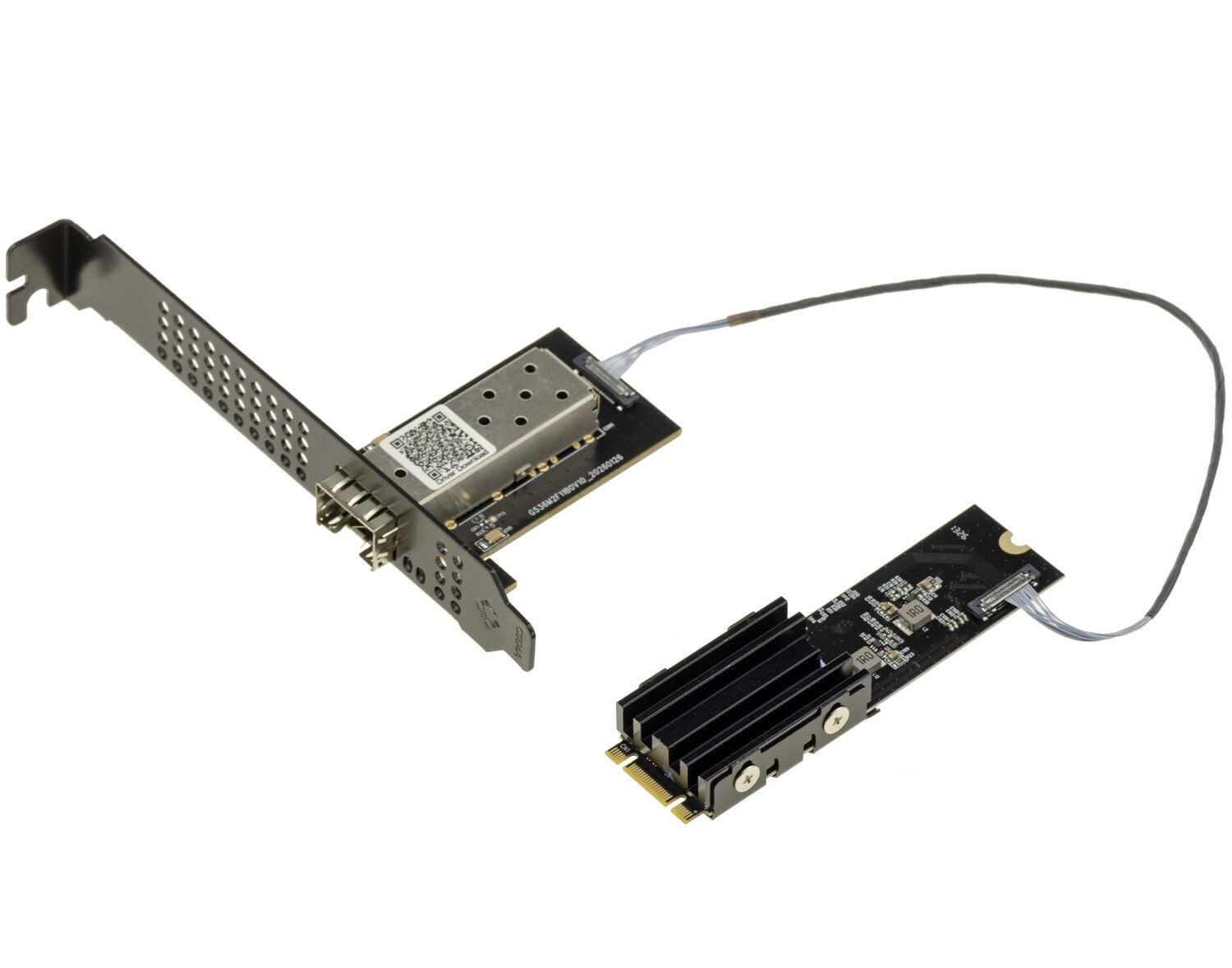 KALEA-INFORMATIQUE M.2 B+M to SFP+ 10GbE Network Card Realtek RTL8127ATF