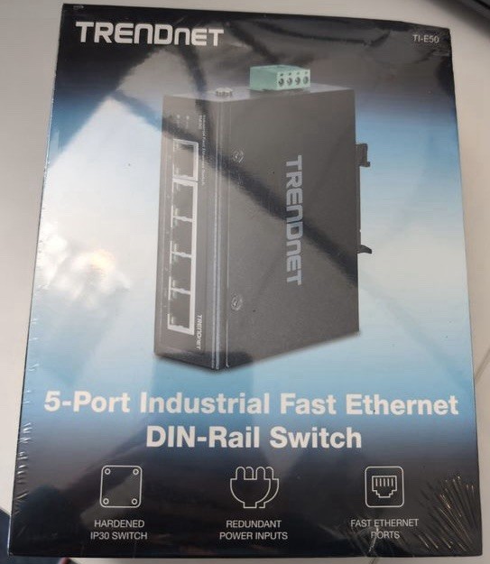 TRENDnet TI-E50 5-Port Industrial Fast Ethernet DIN-Rail Switch