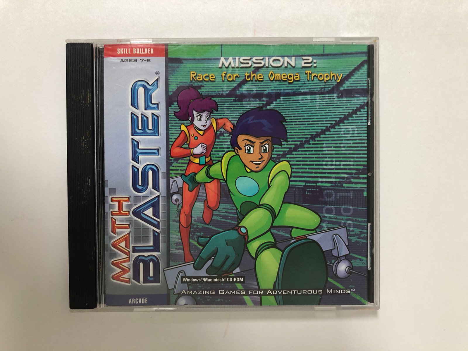 MATH BLASTER MISSION 2 Race for the Omega Trophy (2001, PC CD-ROM)