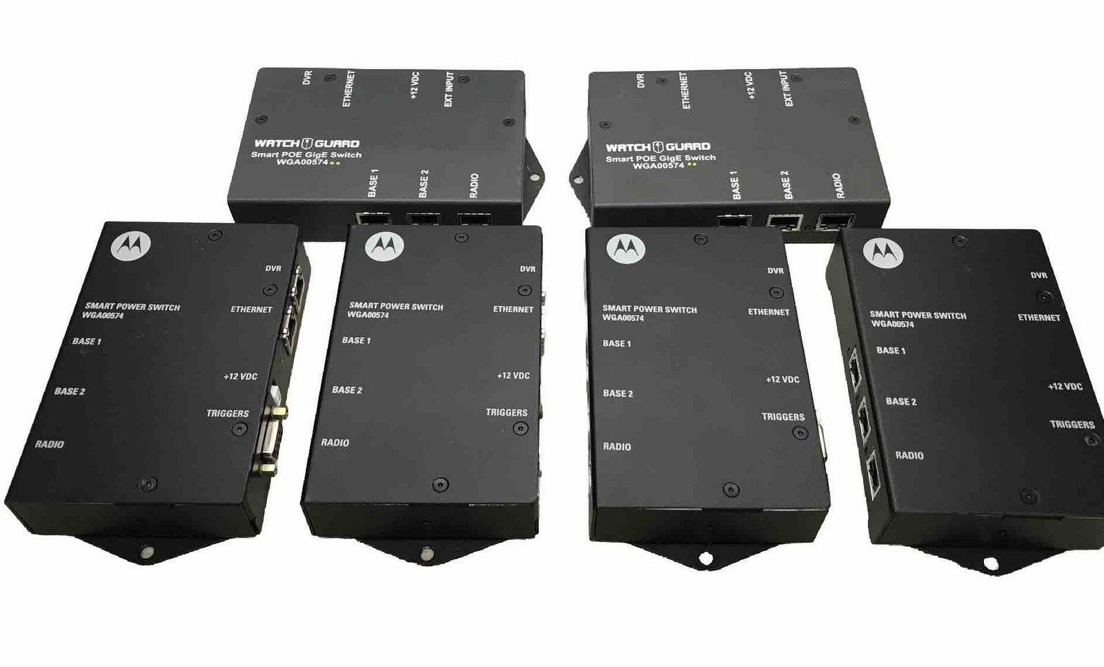 Lot of 6 Motorola Watchguard WGA00574 Smart Power Switch 4RE DVR System