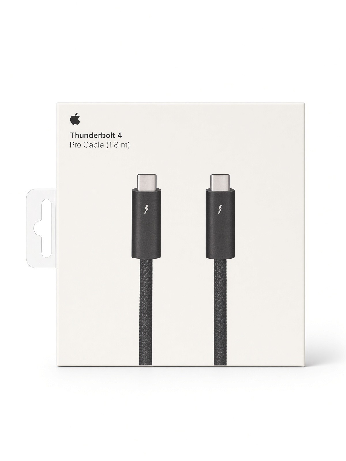 Apple Thunderbolt 4 Pro Cable 1.8m Black Braided NEW Sealed MN713AM/A