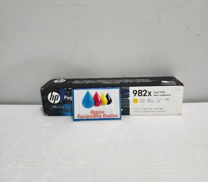 HP T0B29A 982X Yellow High Yield Ink Cartridge Exp May 2022