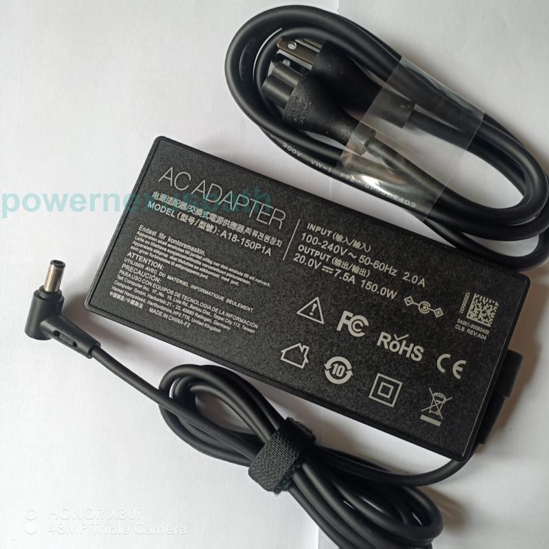 150W 6.0*3.7 Charger Adapter A18-150P1A for ASUS TUF Gaming A15 FA506 A17 FA706