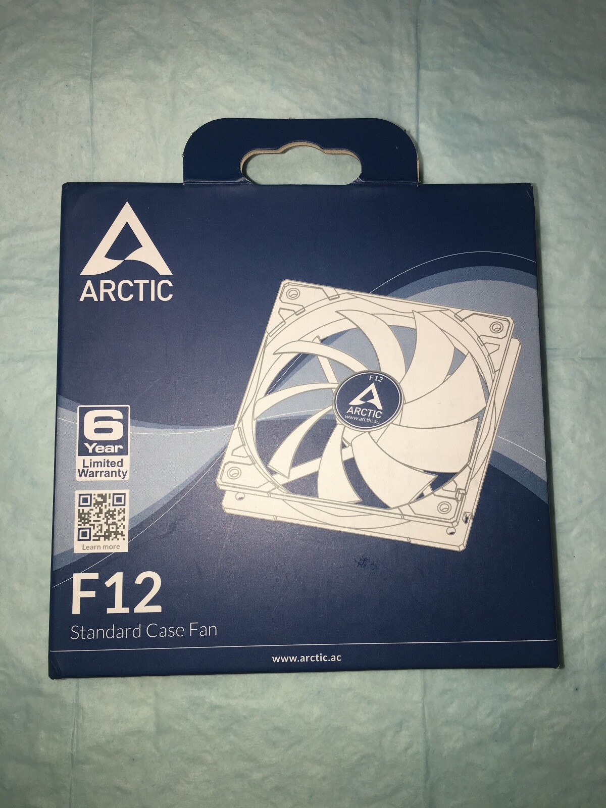 ARCTIC F12 TC 120 mm Case Fan with Temperature Control, Fan Speed: 300-1350 RPM