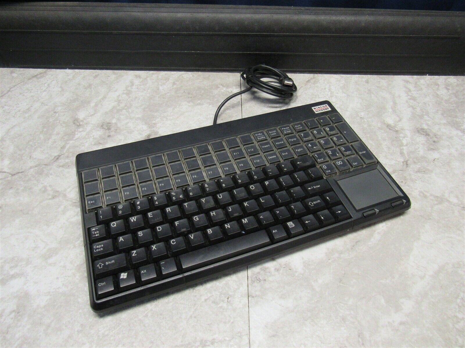 Cherry SPOS Multifunctional & Programmable 123-Key USB Keyboard w/ Touchpad