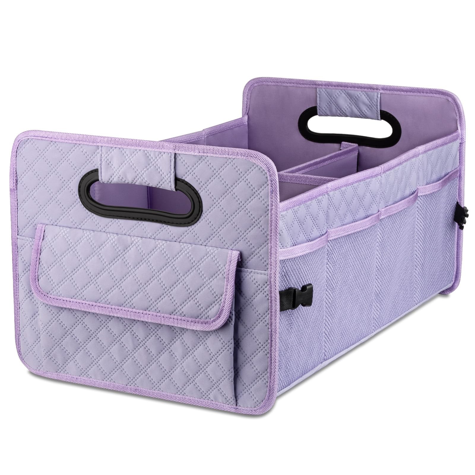 Car Trunk Organizers and Storage for SUV, Collapsible Multi Compartment Conta...