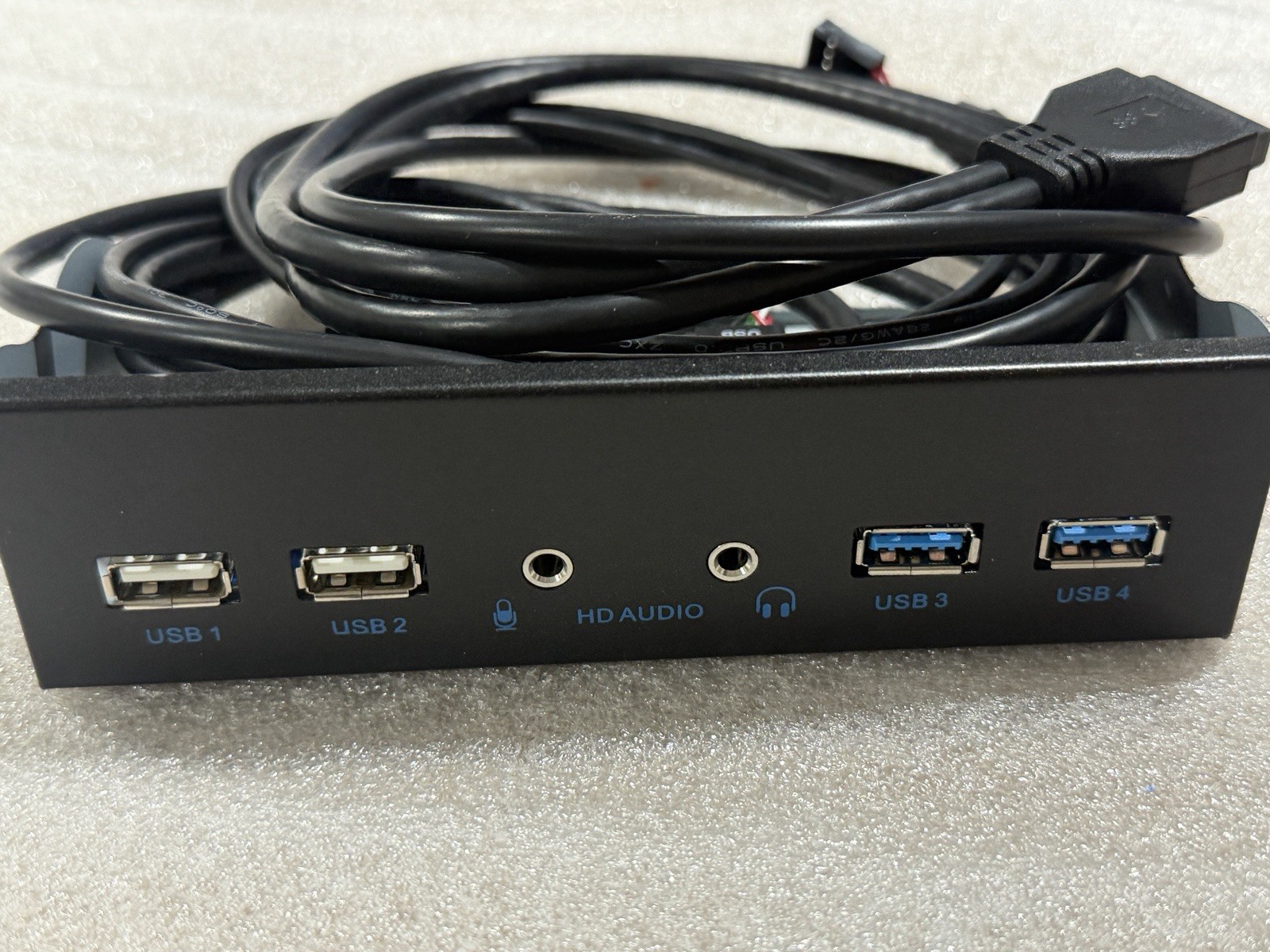 5.25 Inch Front Panel USB 3.0 2 Port + USB 2.0 2 Port Bay USB Hub HD AUDIO