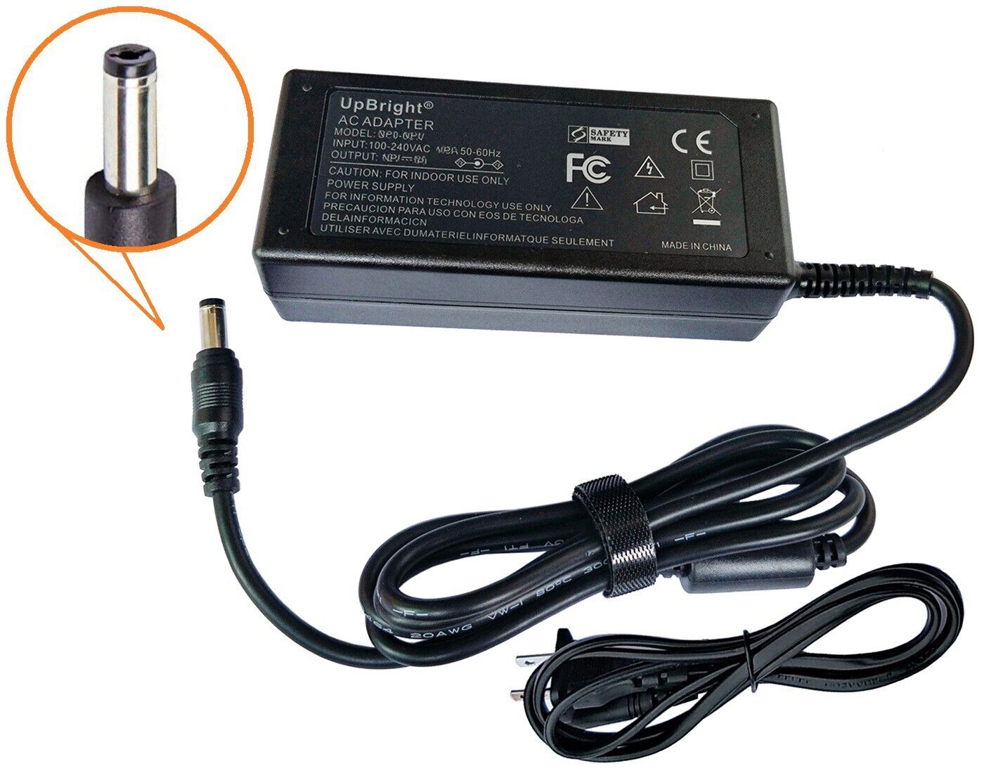 48V AC/DC Adapter For Tacx NEO 2T Smart Trainer 48VDC Power Supply Cord Charger
