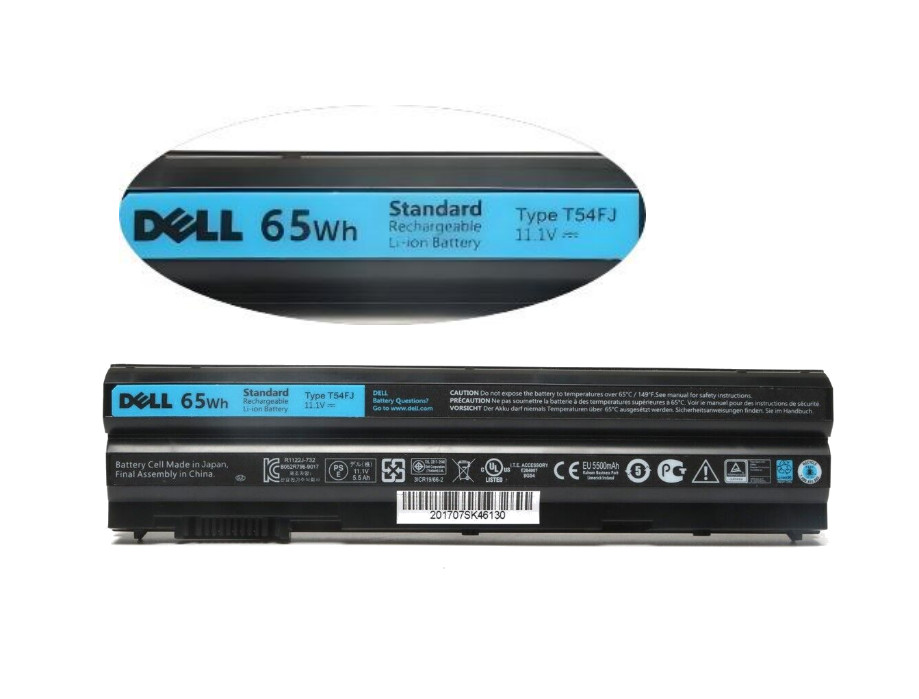 OEM Genuine 65WH T54FJ Battery For Dell Latitude E5420 E5520 E5430 E5530 E6420