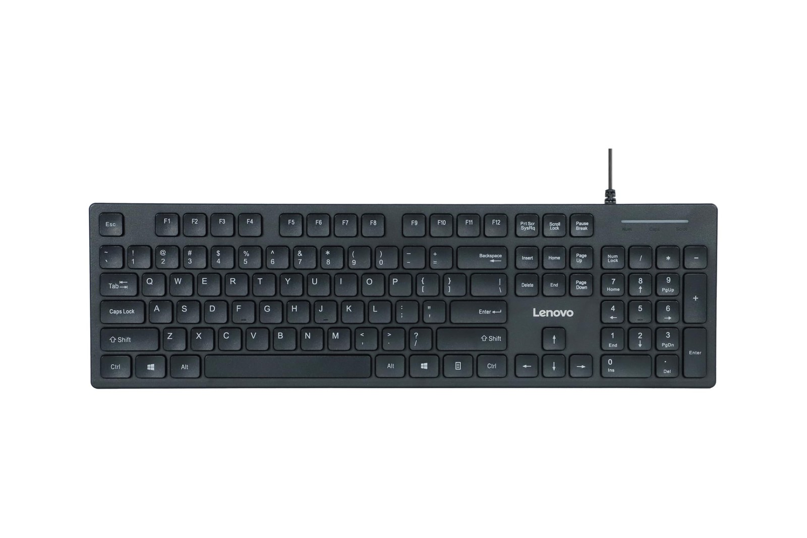 Lenovo 305 Wired USB-C Keyboard with Numeric Keypad, Full Size Black