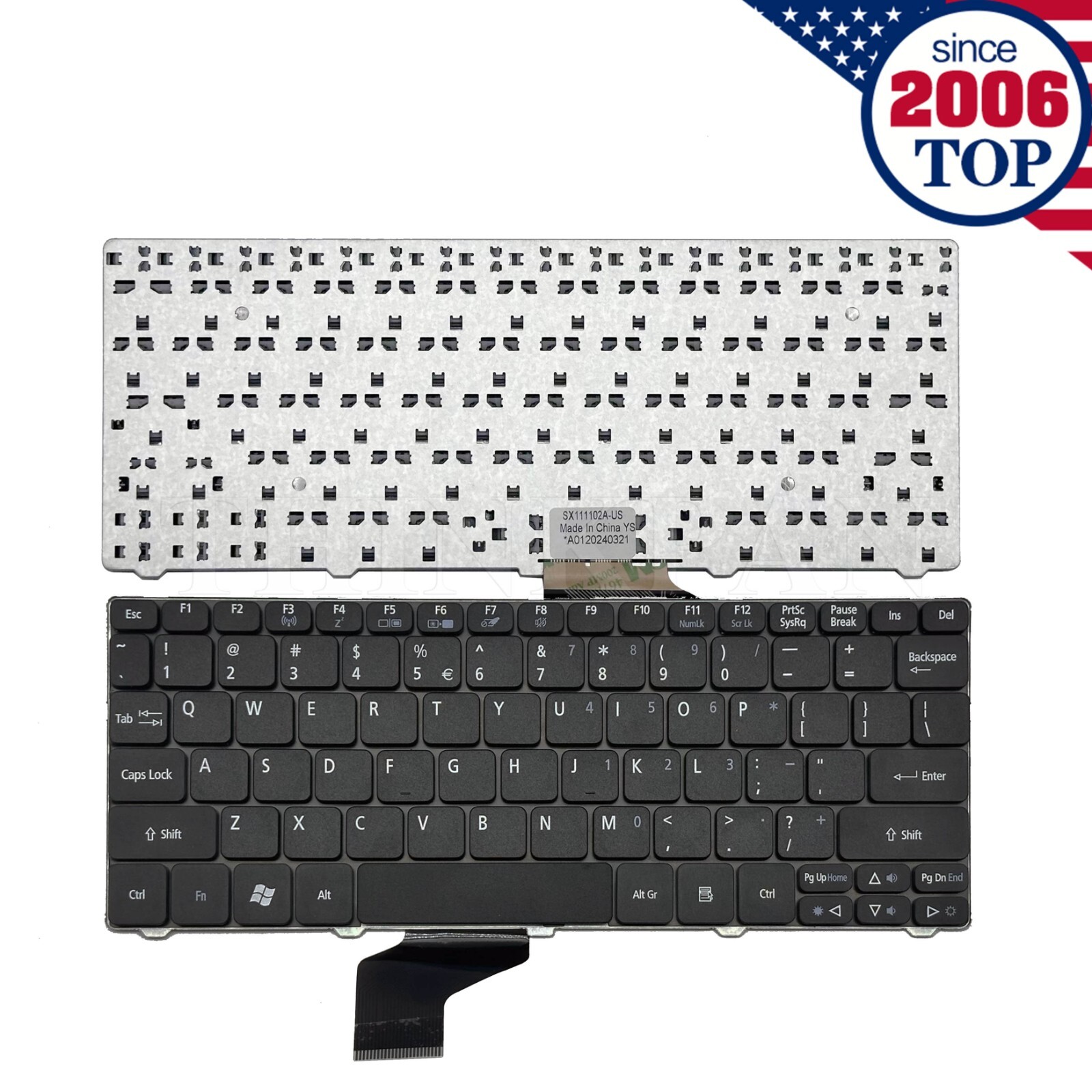 New Keyboard for Acer Aspire One D260 D255 D256 D257 D270 532 D260 PAV70 NAV70