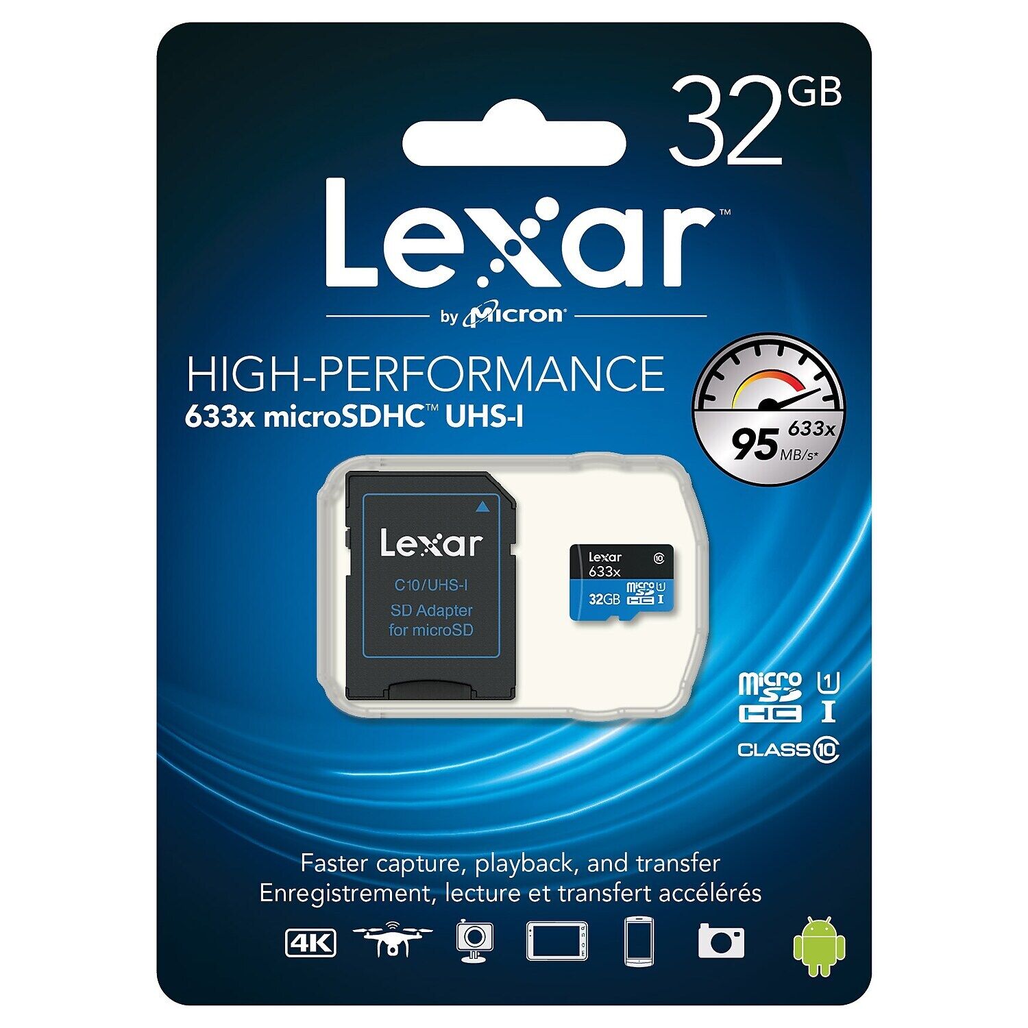 Lexar Media Lexar Professional LSDMI32GBNL633A 633x Micro