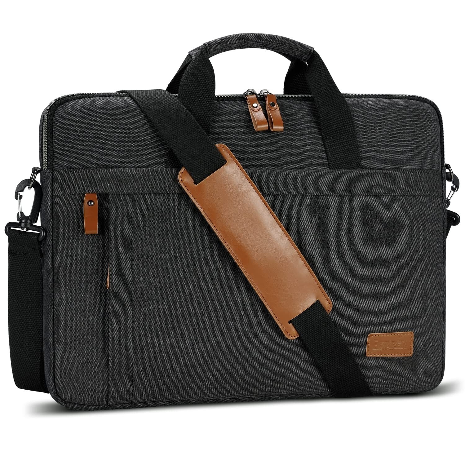 ESTARER Laptop Bag 17-17.3 Inch, Computer Bags for Men Water-resistant Canvas...