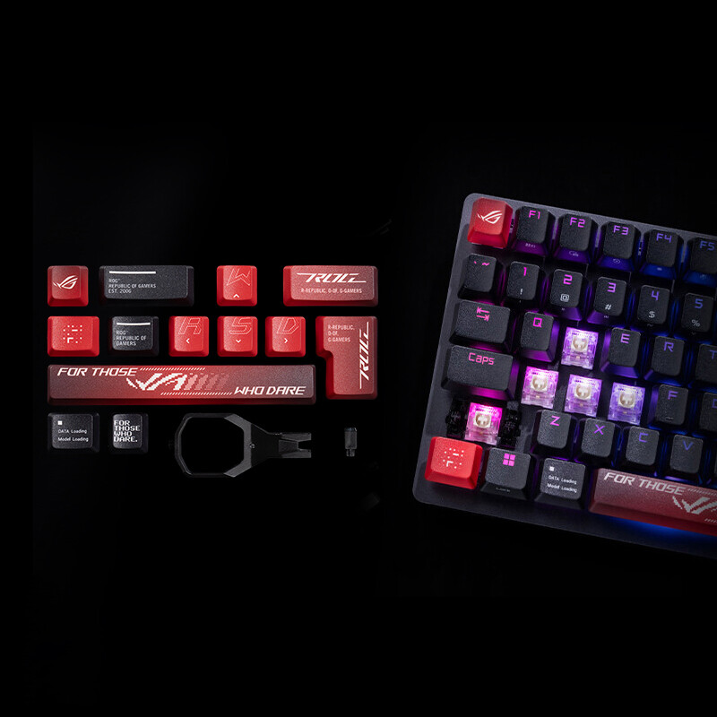 ROG PBT 5 Face Dye-Sub Keycaps 13-Key