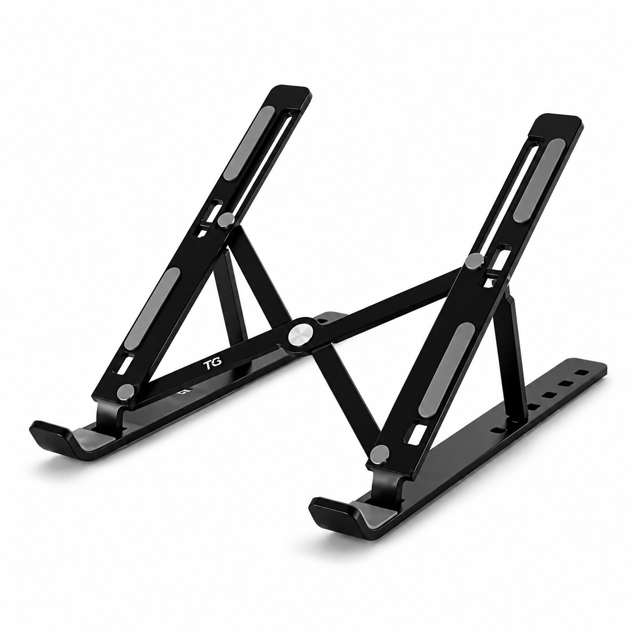 Aluminum Laptop Stand Adjustable 6-Angle Foldable Riser Holder for MacBook Note