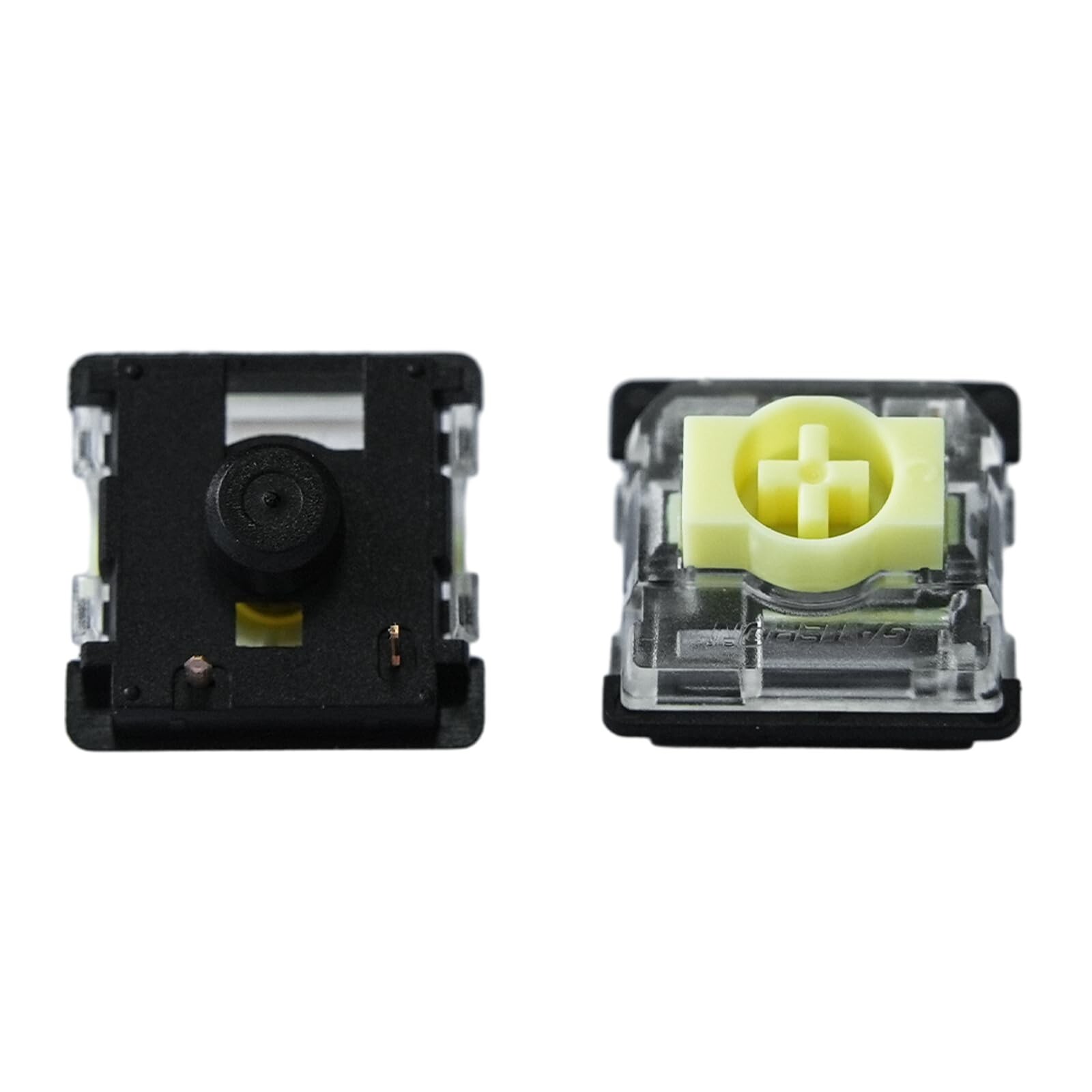 GATERON KS-33 Low Profile Banana Keyboard Switches, Tactile 65gf 3 Pin RGB LE...