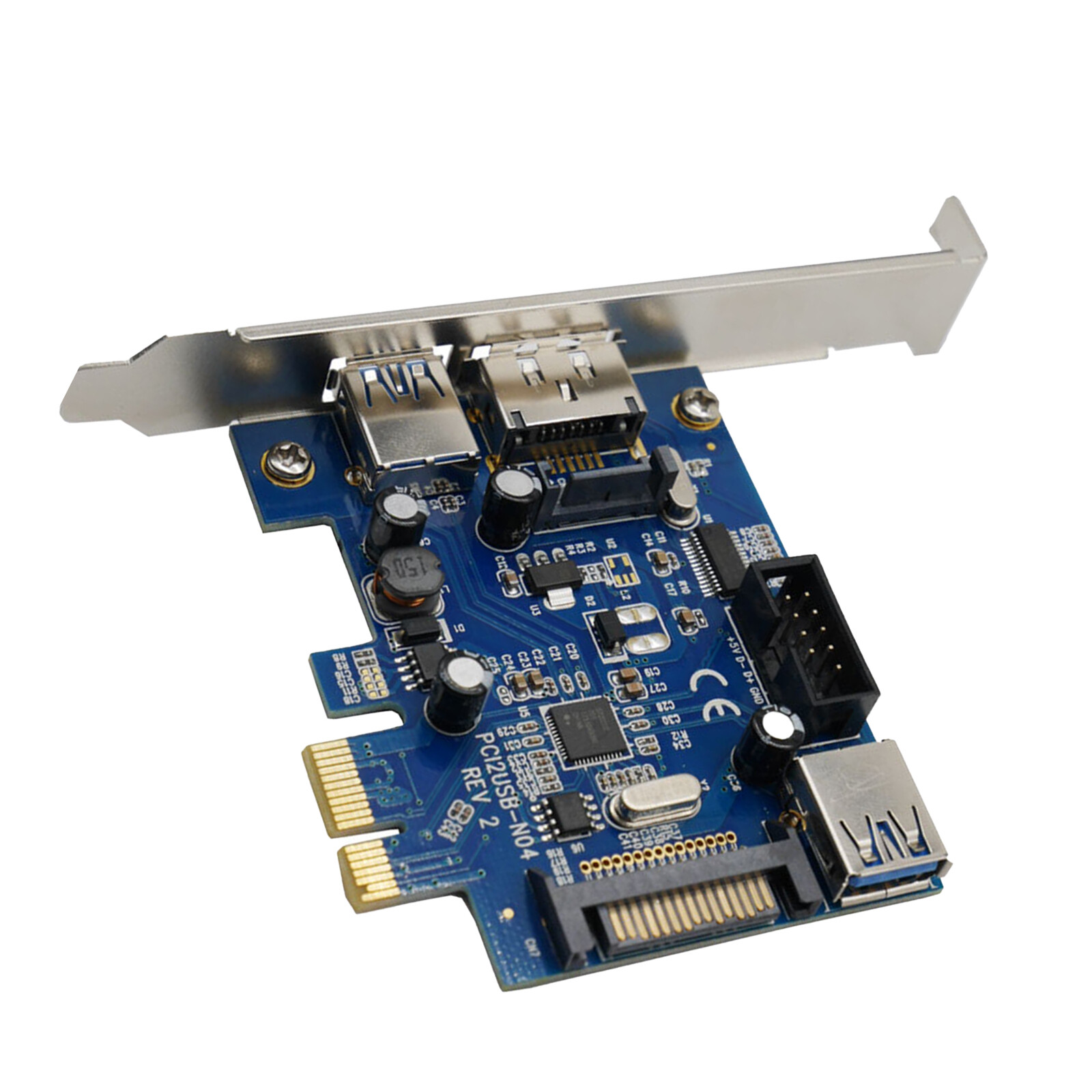 PCI Express PCIE to USB 3.0 + Power eSATA + 9Pin USB2.0 Header Adapter Converter