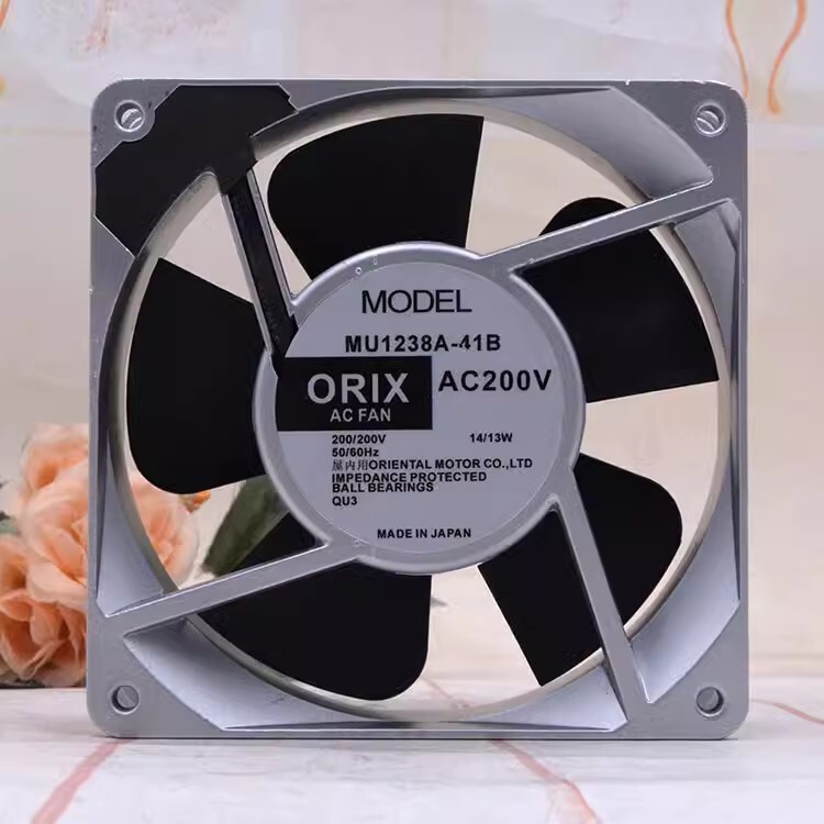 ORIX MU1238A-41B 12038 AC200V 14W/13W 12CM Inverter Cooling Fan