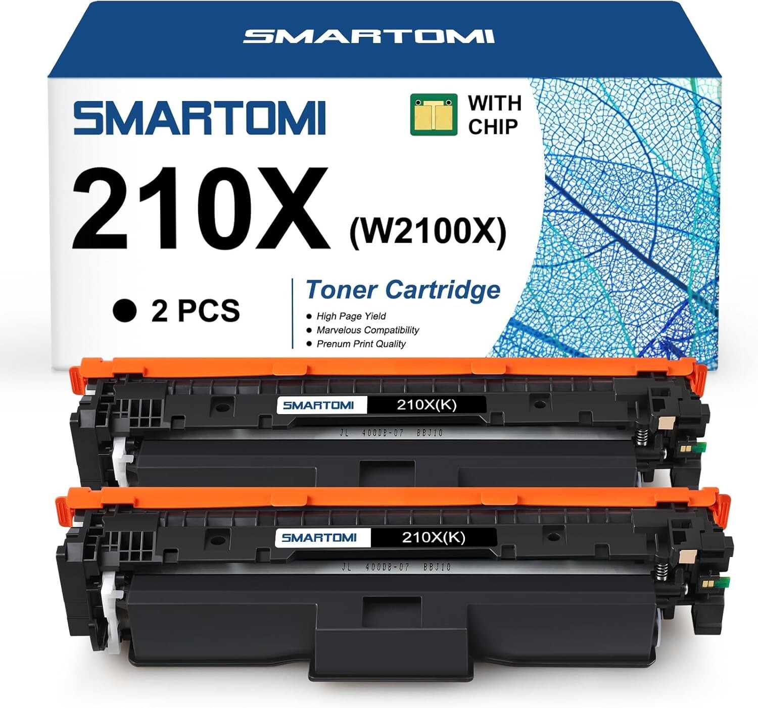 210X Blck High-Yield Toner Cartridge 2Pck FOR HP 210A/X W2100A/X HP Color P