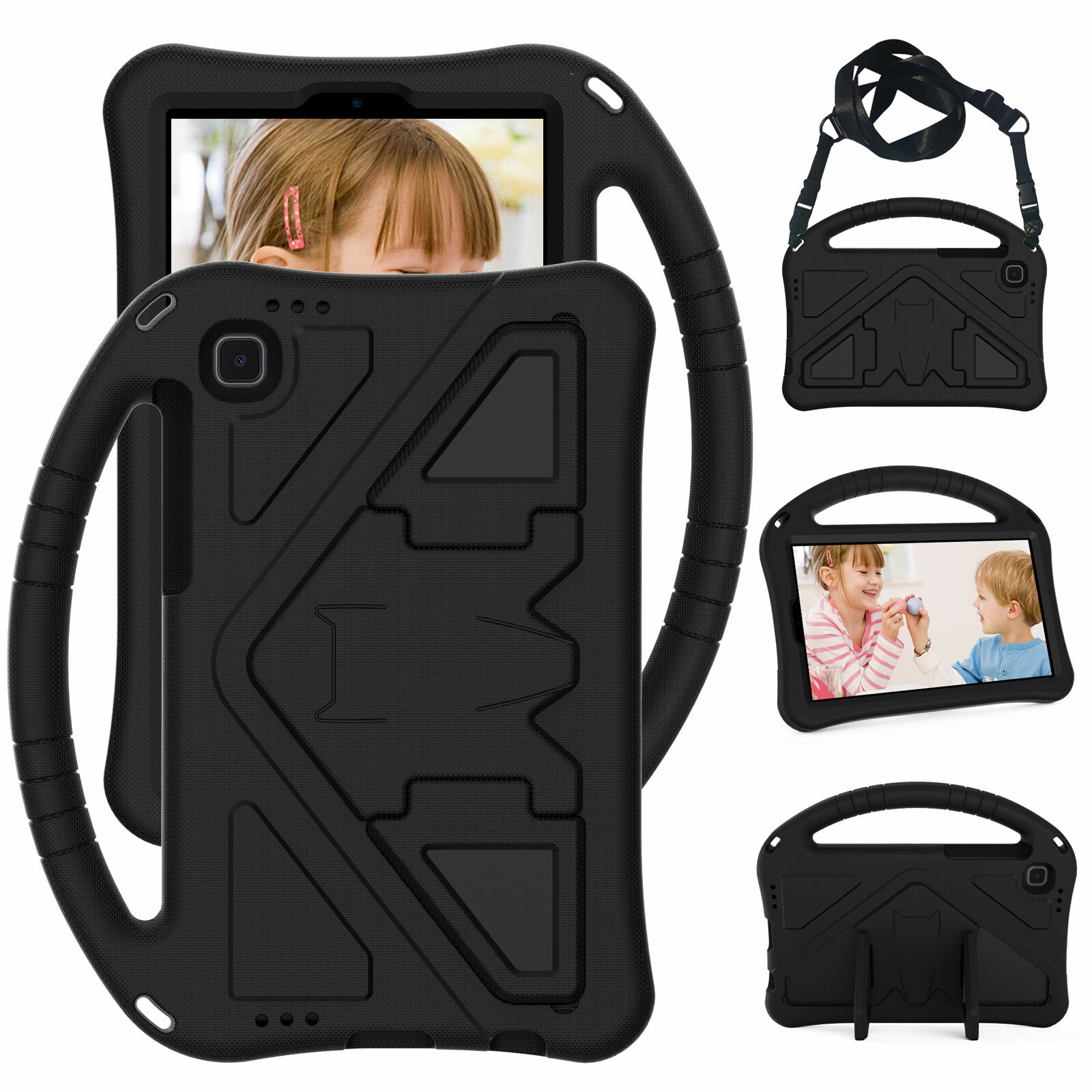 Fr Samsung Galaxy Tab A7 Lite T220 T225 Kid Case Shockproof Cover Shoulder Strap